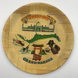 Vintage Freeport Grand Bahama Decorative Plate